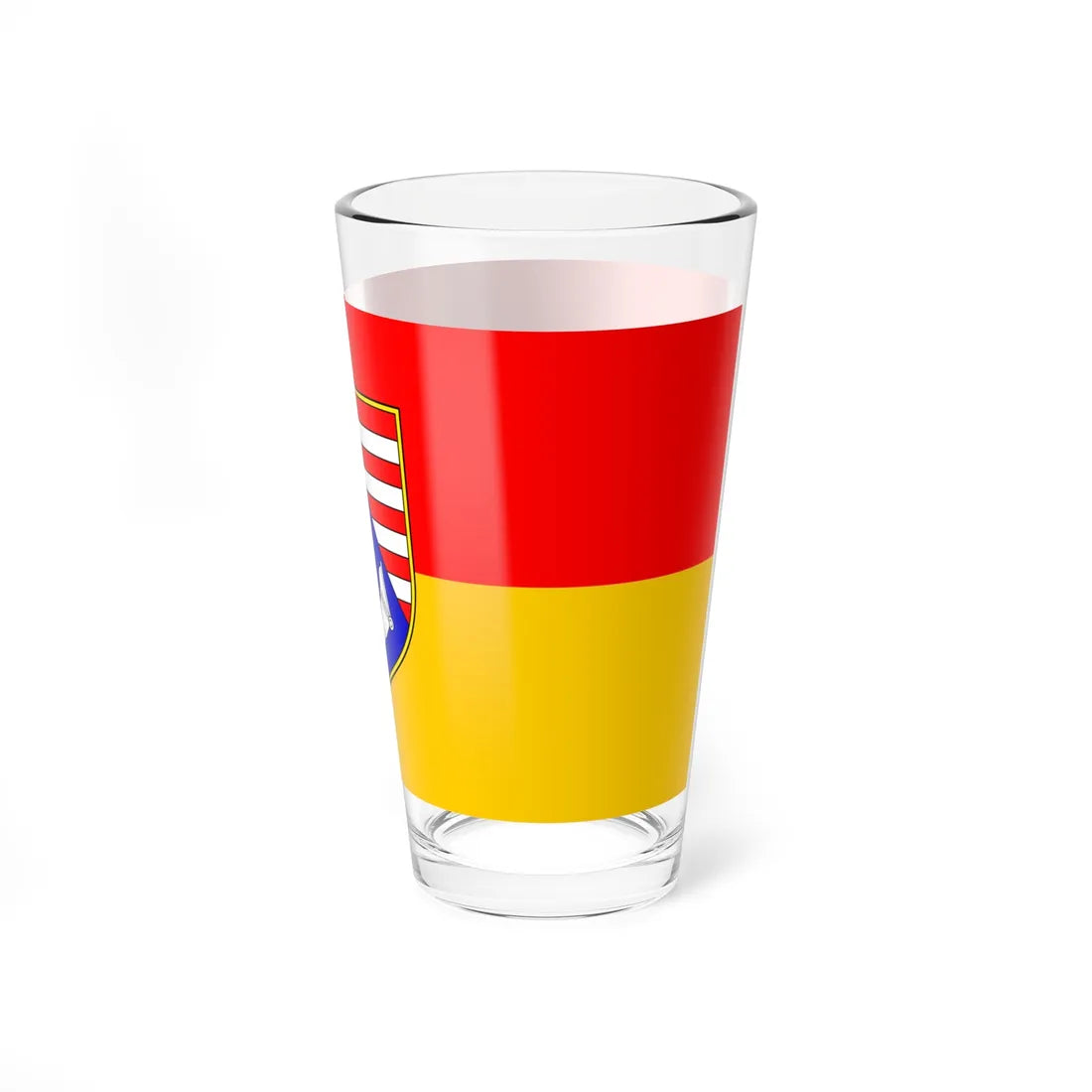 Flag of Karlovac county (Croatia) Pint Glass 16oz - Go Mug Yourself