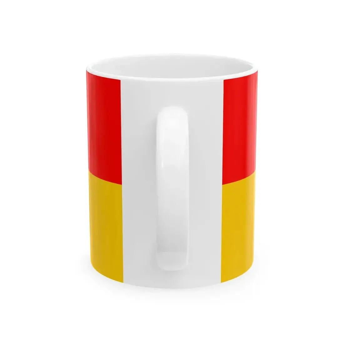 Flag of Karlovac county (Croatia) White Coffee Mug - Go Mug Yourself