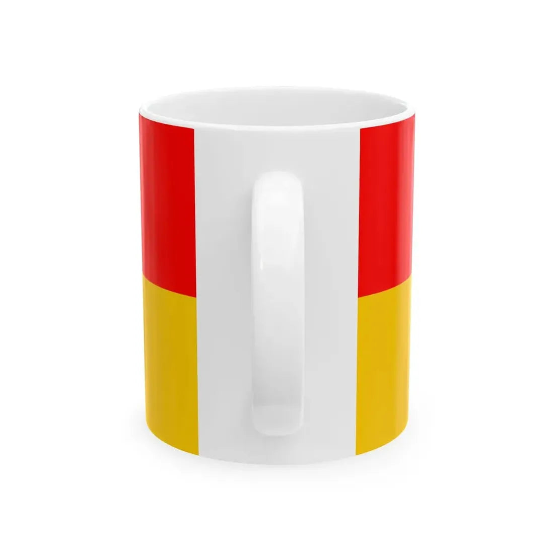 Flag of Karlovac county (Croatia) White Coffee Mug - Go Mug Yourself
