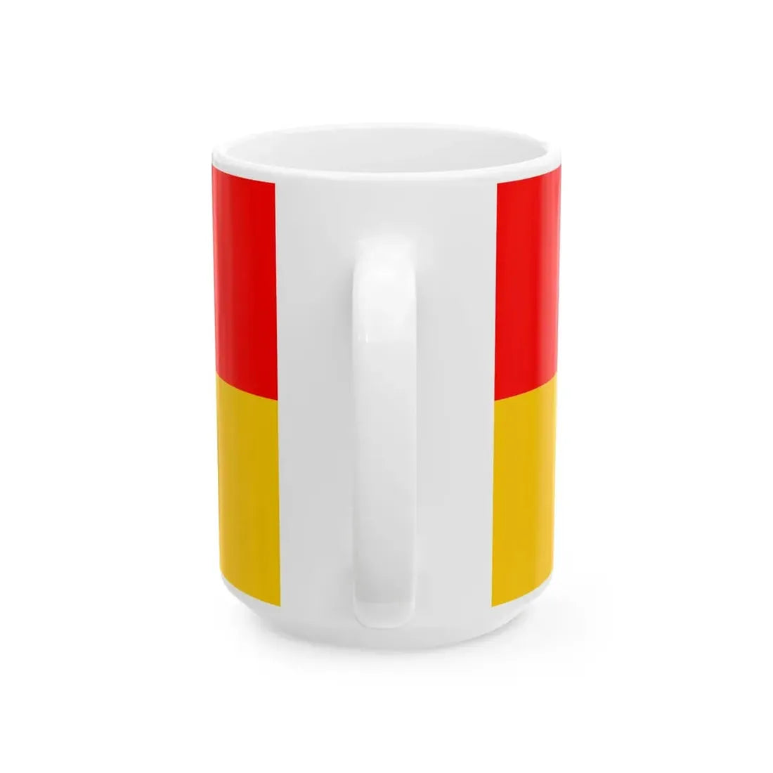 Flag of Karlovac county (Croatia) White Coffee Mug - Go Mug Yourself
