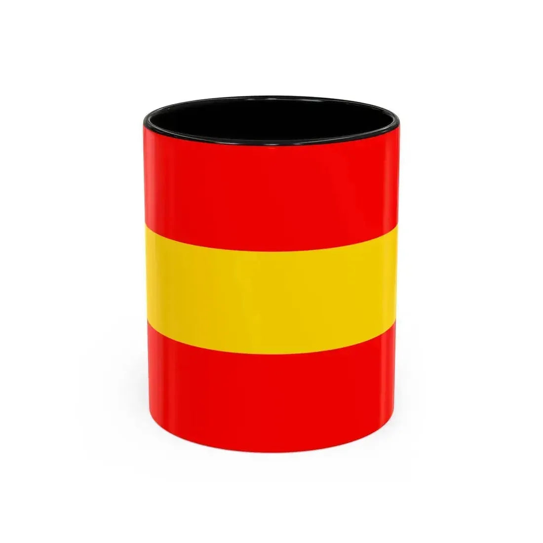 Flag of Karlsruhe 2 Germany - Accent Coffee Mug 11oz Black - Go Mug Yourself
