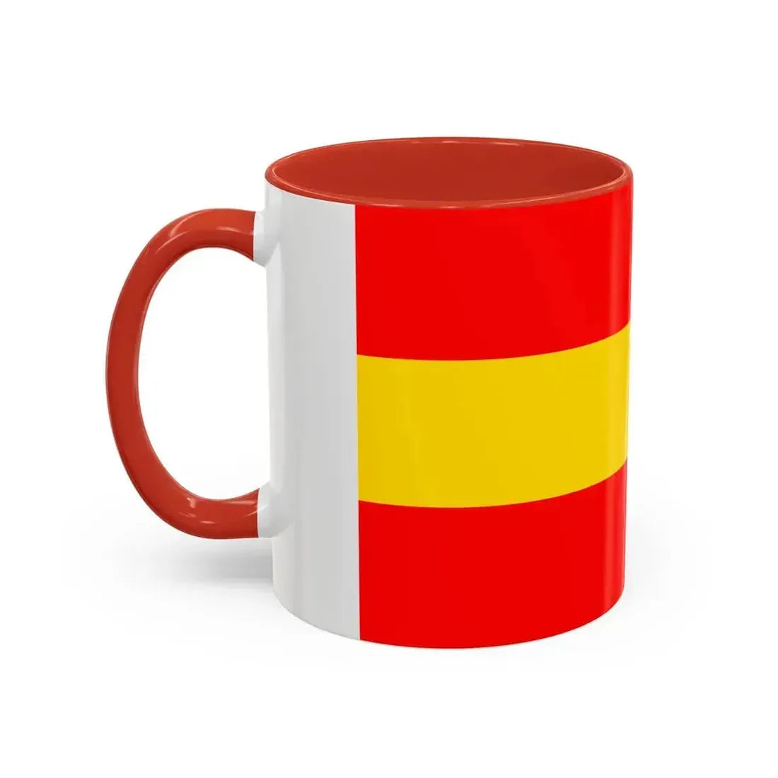 Flag of Karlsruhe 2 Germany - Accent Coffee Mug - Go Mug Yourself