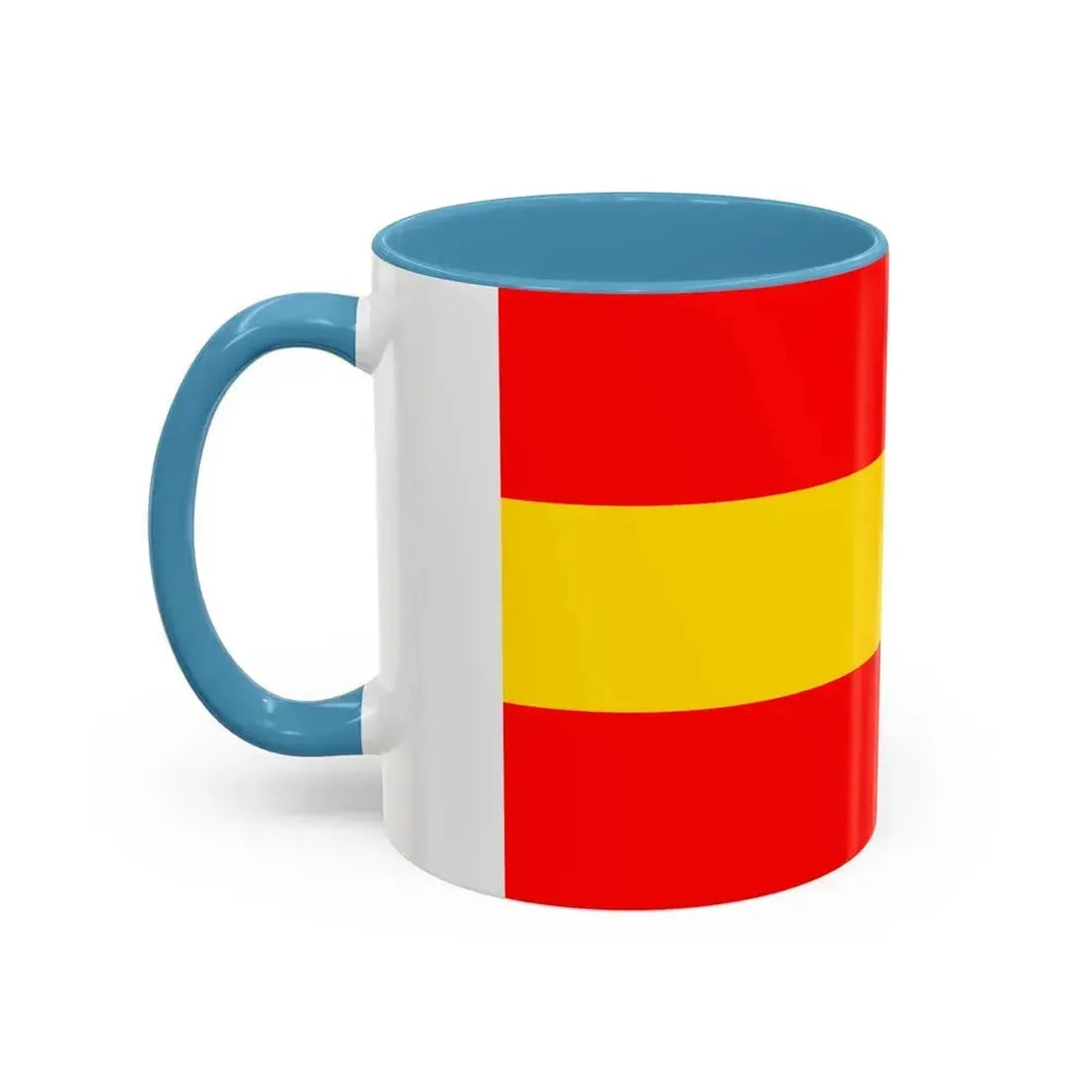 Flag of Karlsruhe 2 Germany - Accent Coffee Mug - Go Mug Yourself