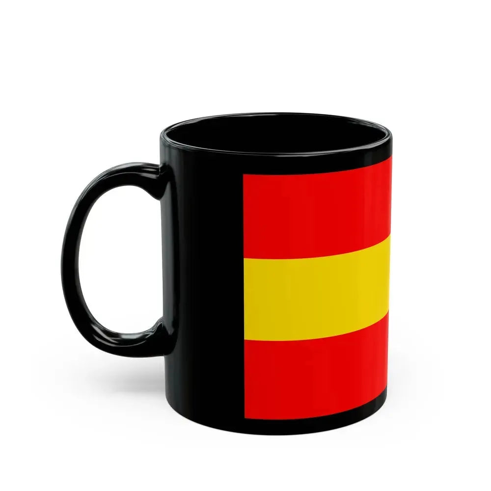 Flag of Karlsruhe 2 Germany - Black Coffee Mug - Go Mug Yourself