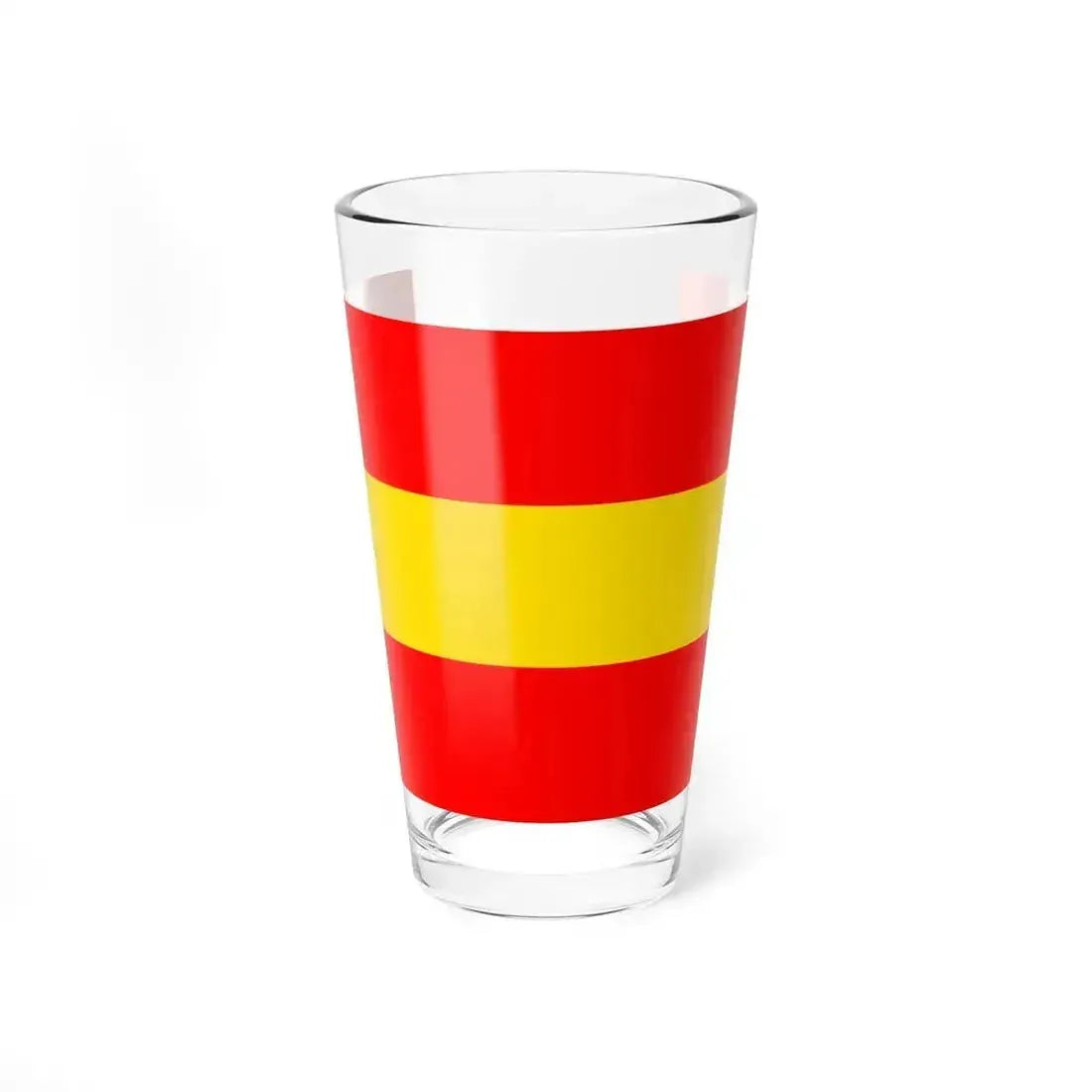 Flag of Karlsruhe 2 Germany - Pint Glass 16oz 16oz - Go Mug Yourself