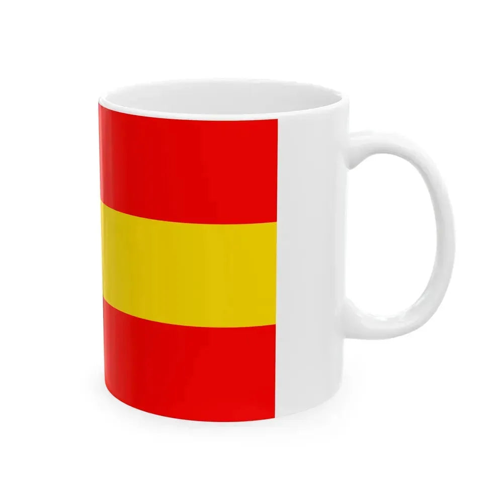 Flag of Karlsruhe 2 Germany - White Coffee Mug - Go Mug Yourself