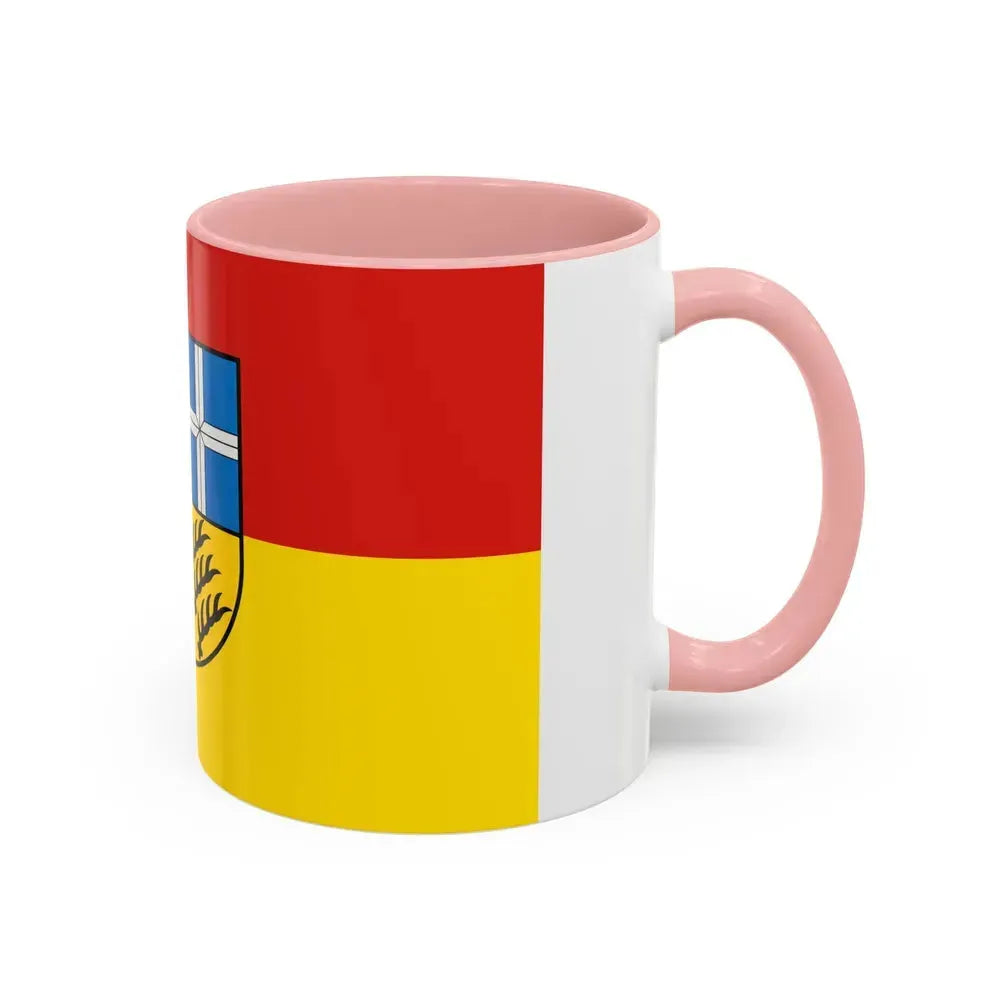 Flag of Karlsruhe Germany - Accent Coffee Mug - Go Mug Yourself