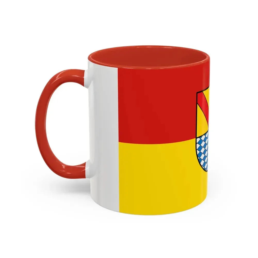 Flag of Karlsruhe Germany - Accent Coffee Mug - Go Mug Yourself