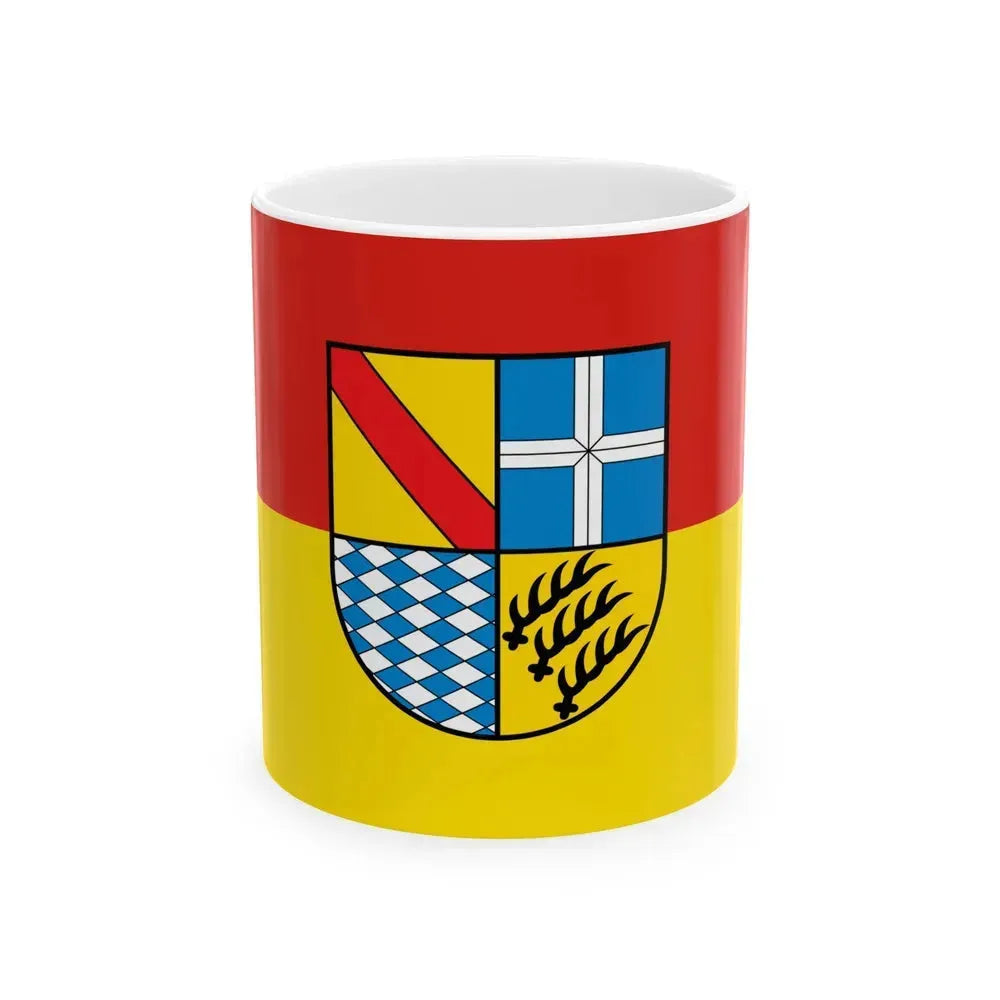 Flag of Karlsruhe Germany - White Coffee Mug 11oz - Go Mug Yourself