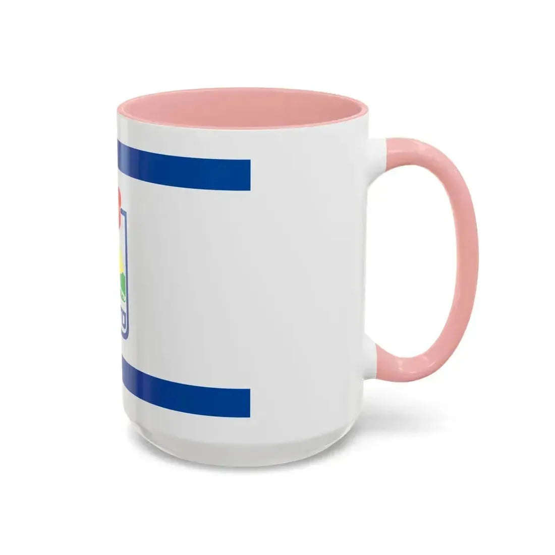 Flag of Karmiel Israel - Accent Coffee Mug - Go Mug Yourself