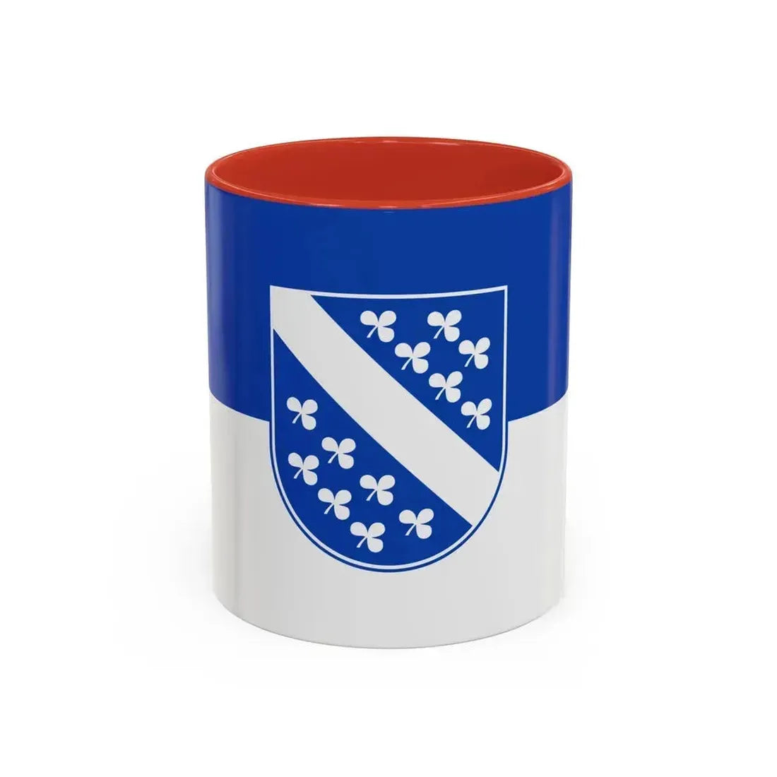 Flag of Kassel 2 Germany - Accent Coffee Mug 11oz Red - Go Mug Yourself