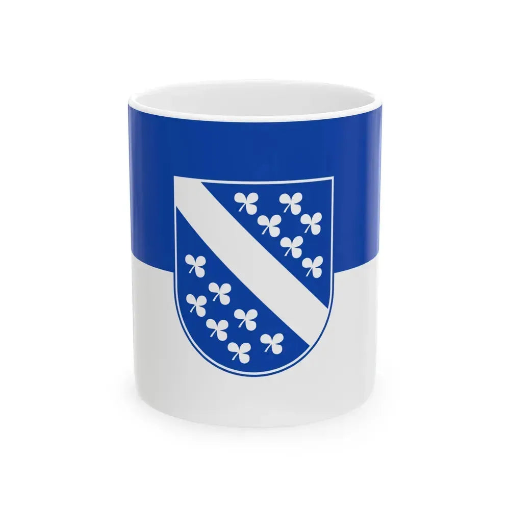 Flag of Kassel 2 Germany - White Coffee Mug 11oz - Go Mug Yourself