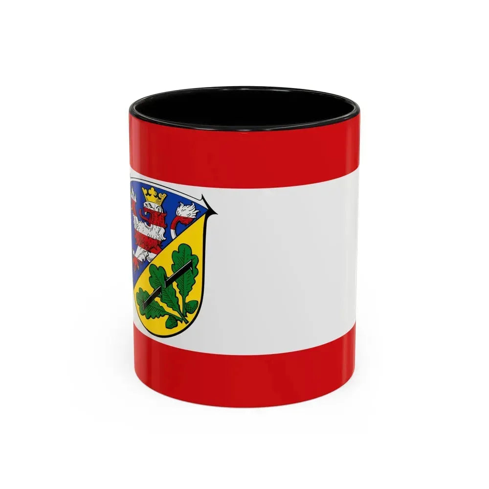 Flag of Kassel Germany - Accent Coffee Mug 11oz Black - Go Mug Yourself