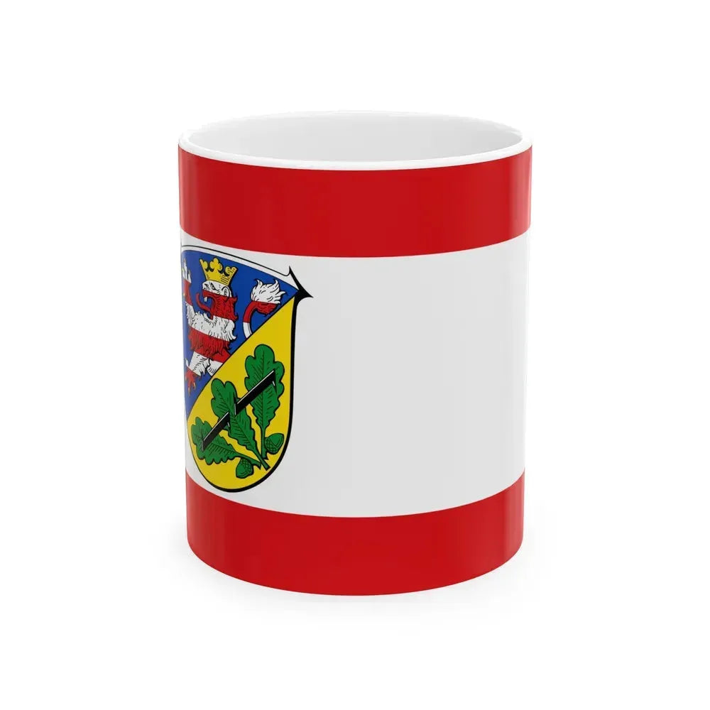 Flag of Kassel Germany - White Coffee Mug 11oz - Go Mug Yourself