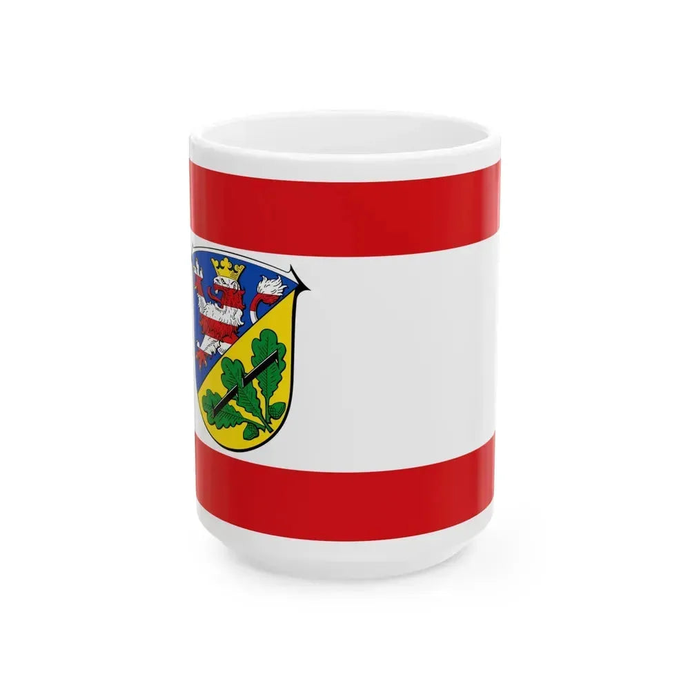 Flag of Kassel Germany - White Coffee Mug 15oz - Go Mug Yourself