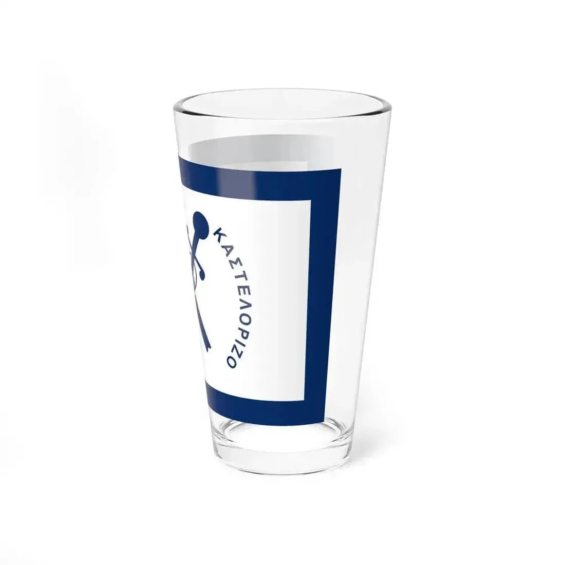 Flag of Kastellorizo Greece - Pint Glass 16oz - Go Mug Yourself