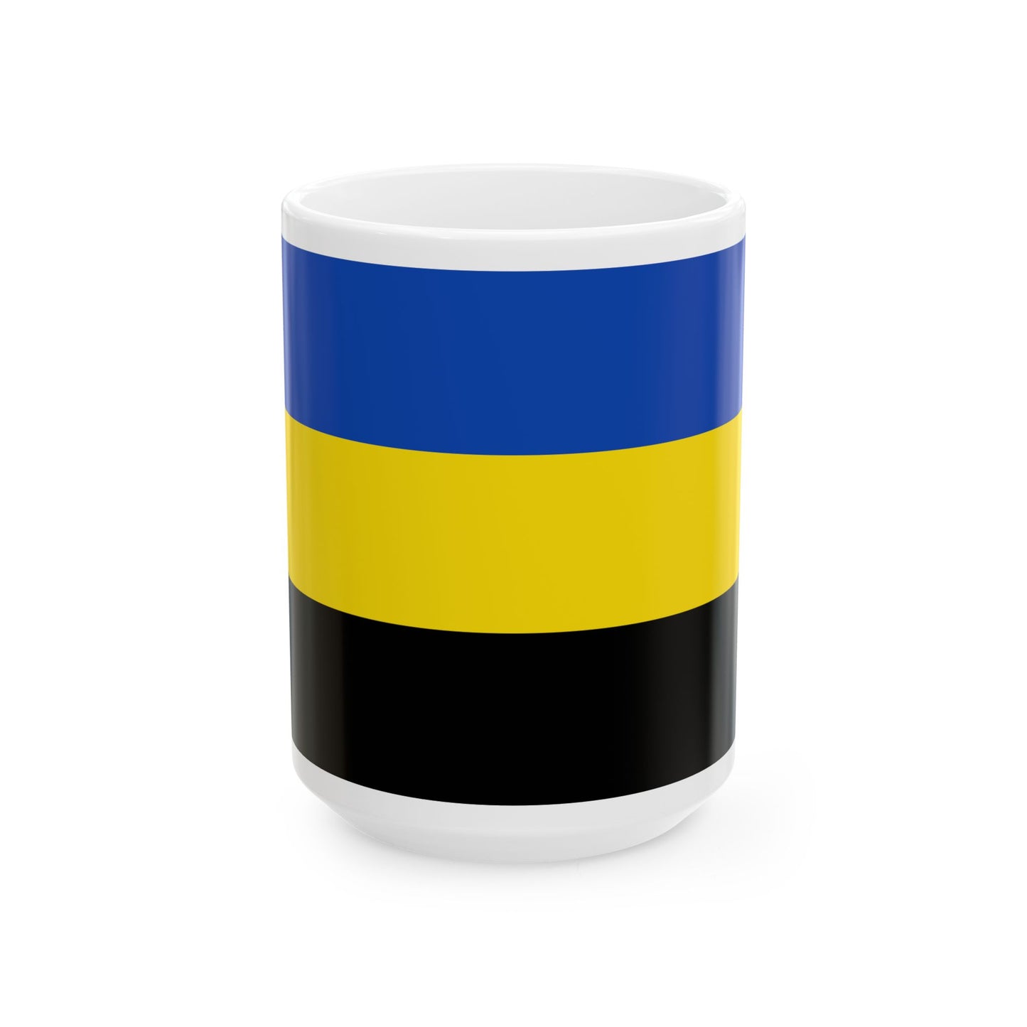 Flag of Kasterlee (Belgium) White Coffee Mug-15oz-Go Mug Yourself