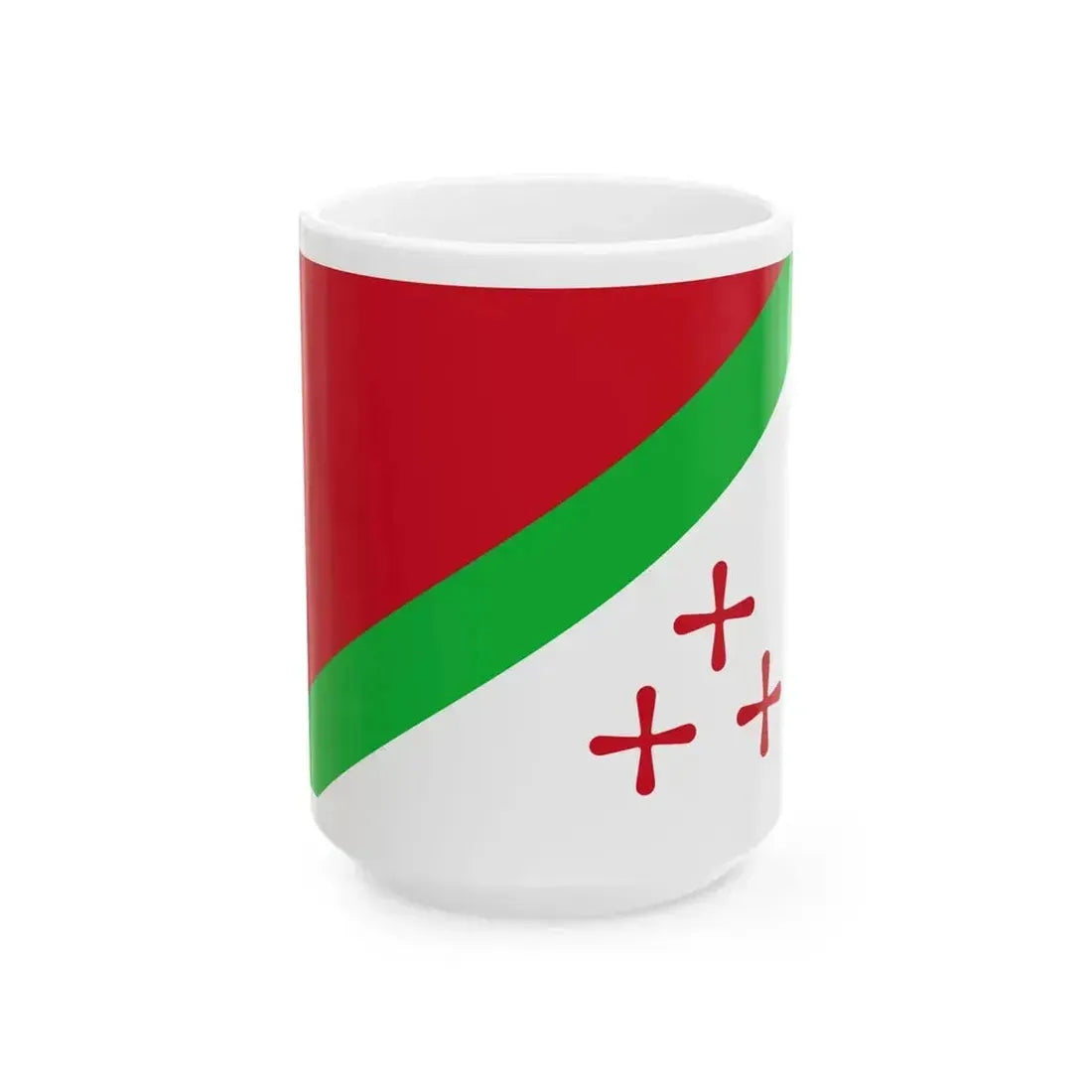Flag of Katanga (Congo) White Coffee Mug 15oz - Go Mug Yourself