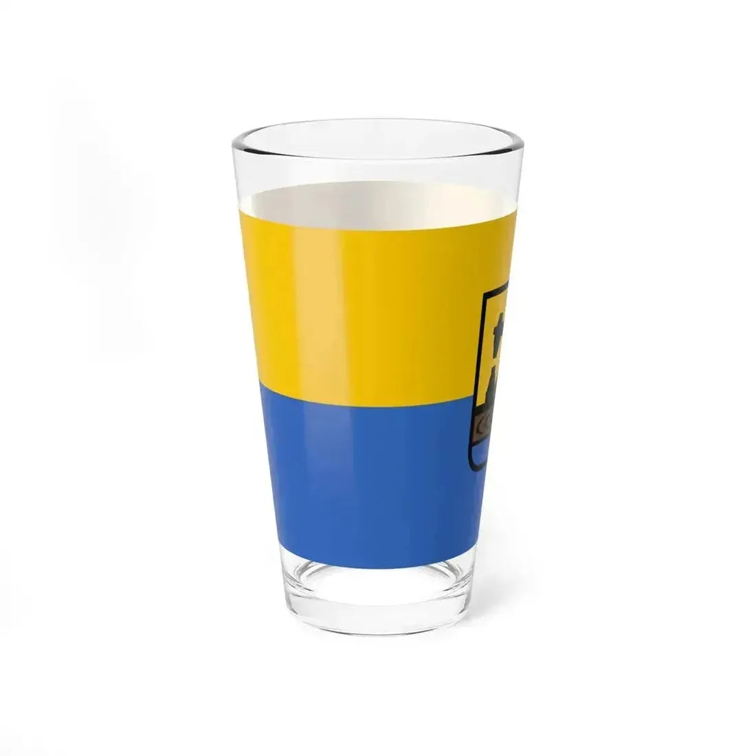 Flag of Katowice Poland - Pint Glass 16oz - Go Mug Yourself