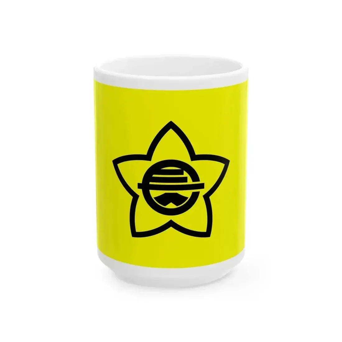 Flag of Kawachinagano Osaka (Japan) White Coffee Mug 15oz - Go Mug Yourself
