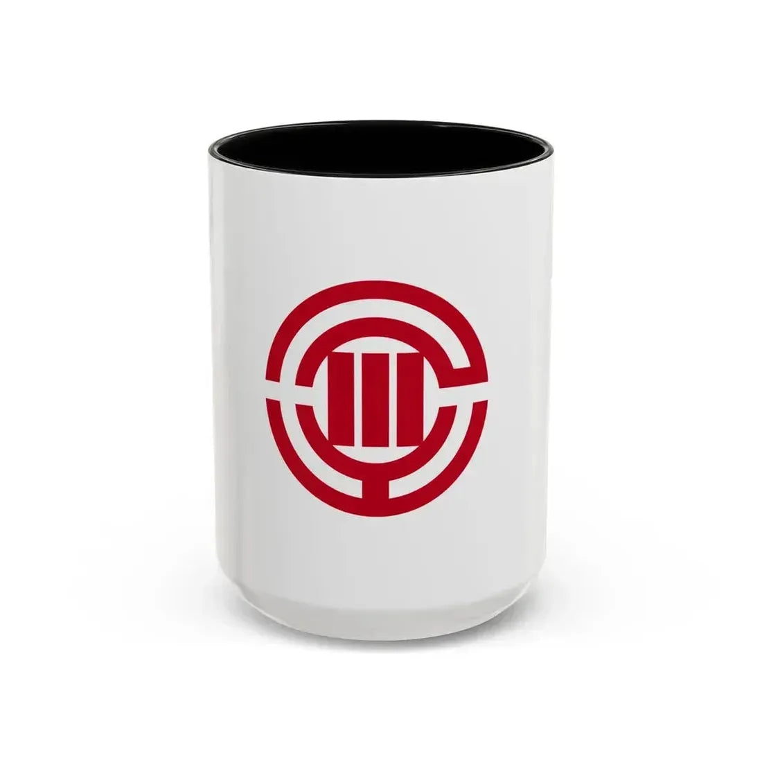 Flag of Kawagoe Saitama Japan - Accent Coffee Mug 15oz Black - Go Mug Yourself