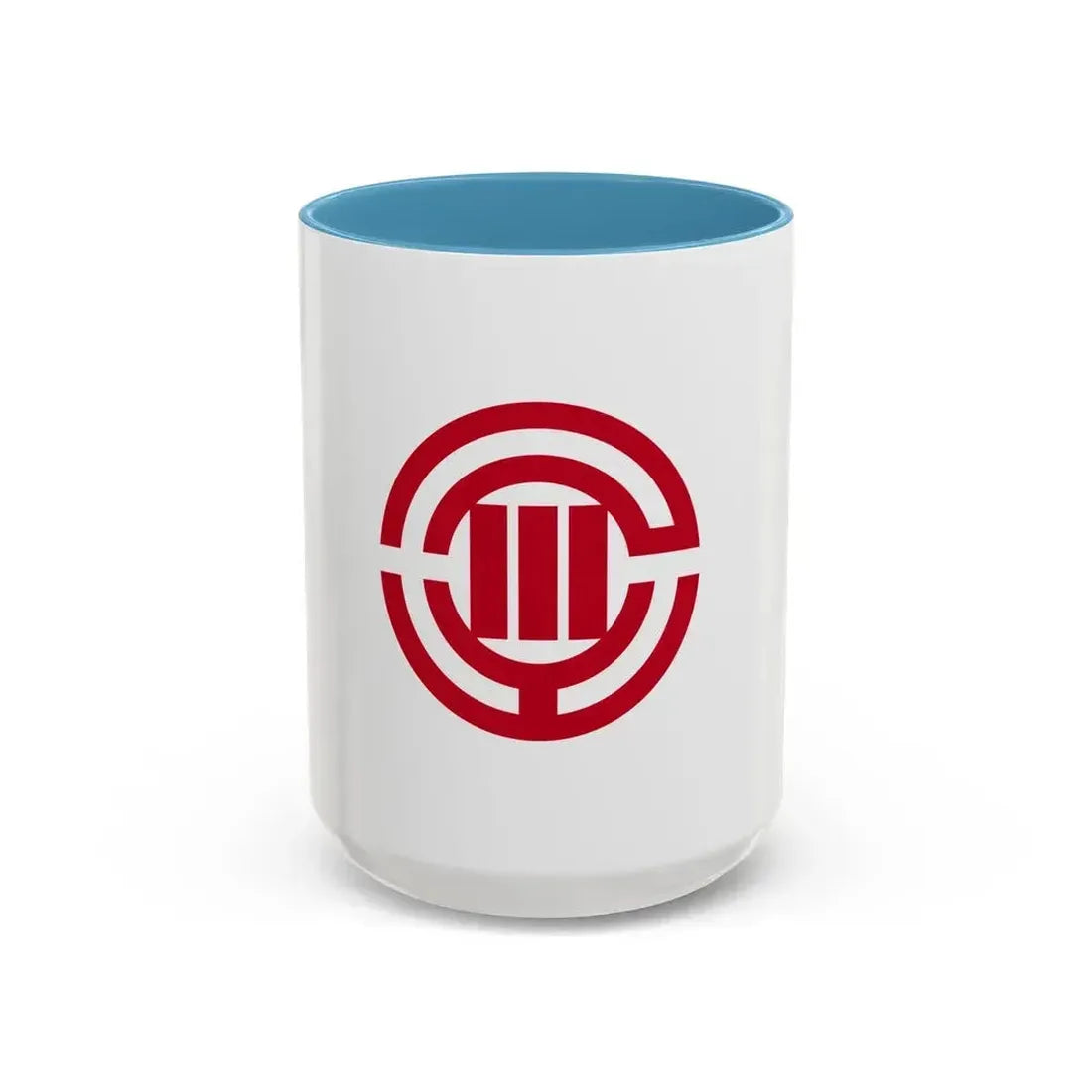 Flag of Kawagoe Saitama Japan - Accent Coffee Mug 15oz Light Blue - Go Mug Yourself