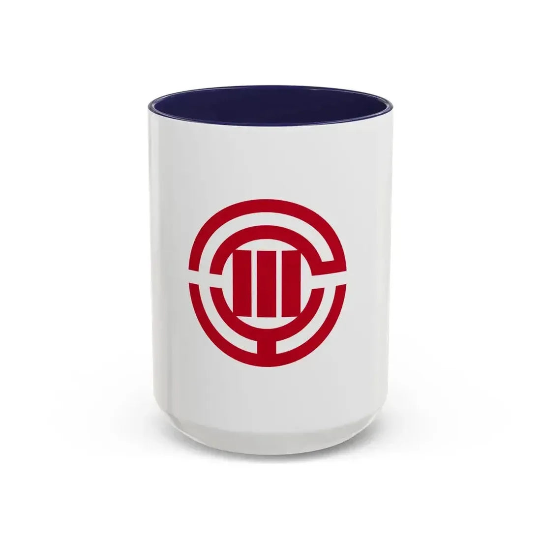 Flag of Kawagoe Saitama Japan - Accent Coffee Mug 15oz Navy - Go Mug Yourself