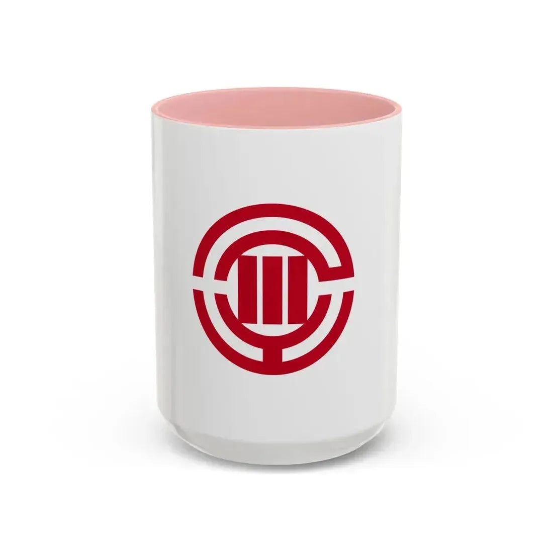 Flag of Kawagoe Saitama Japan - Accent Coffee Mug 15oz Pink - Go Mug Yourself