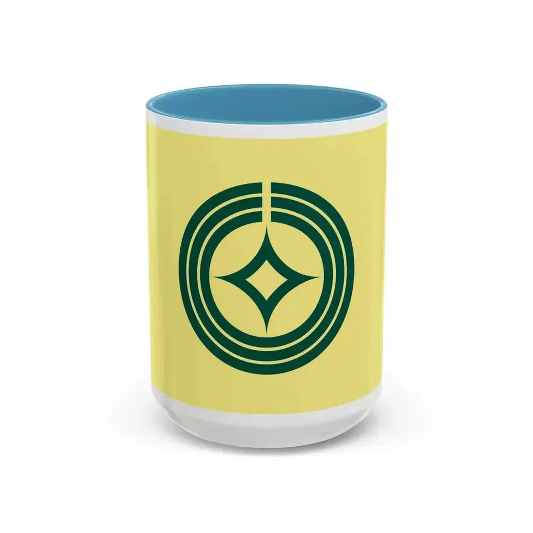 Flag of Kawaguchi Saitama Japan - Accent Coffee Mug 15oz Light Blue - Go Mug Yourself