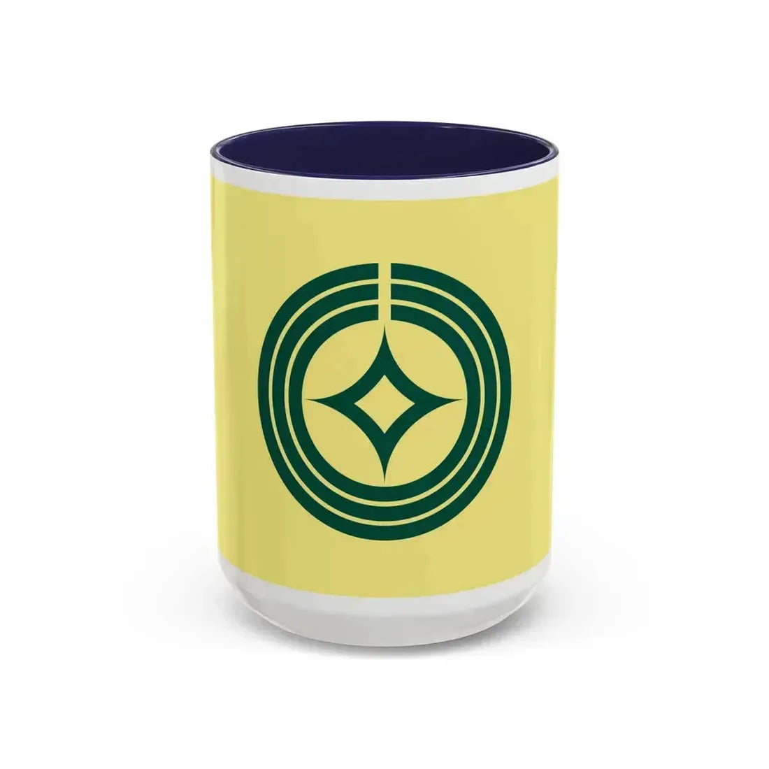 Flag of Kawaguchi Saitama Japan - Accent Coffee Mug 15oz Navy - Go Mug Yourself