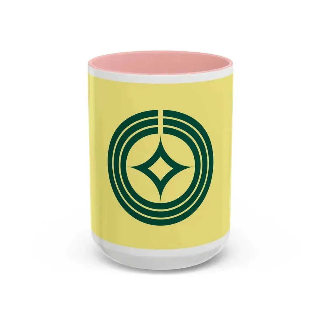 Flag of Kawaguchi Saitama Japan - Accent Coffee Mug 15oz Pink - Go Mug Yourself