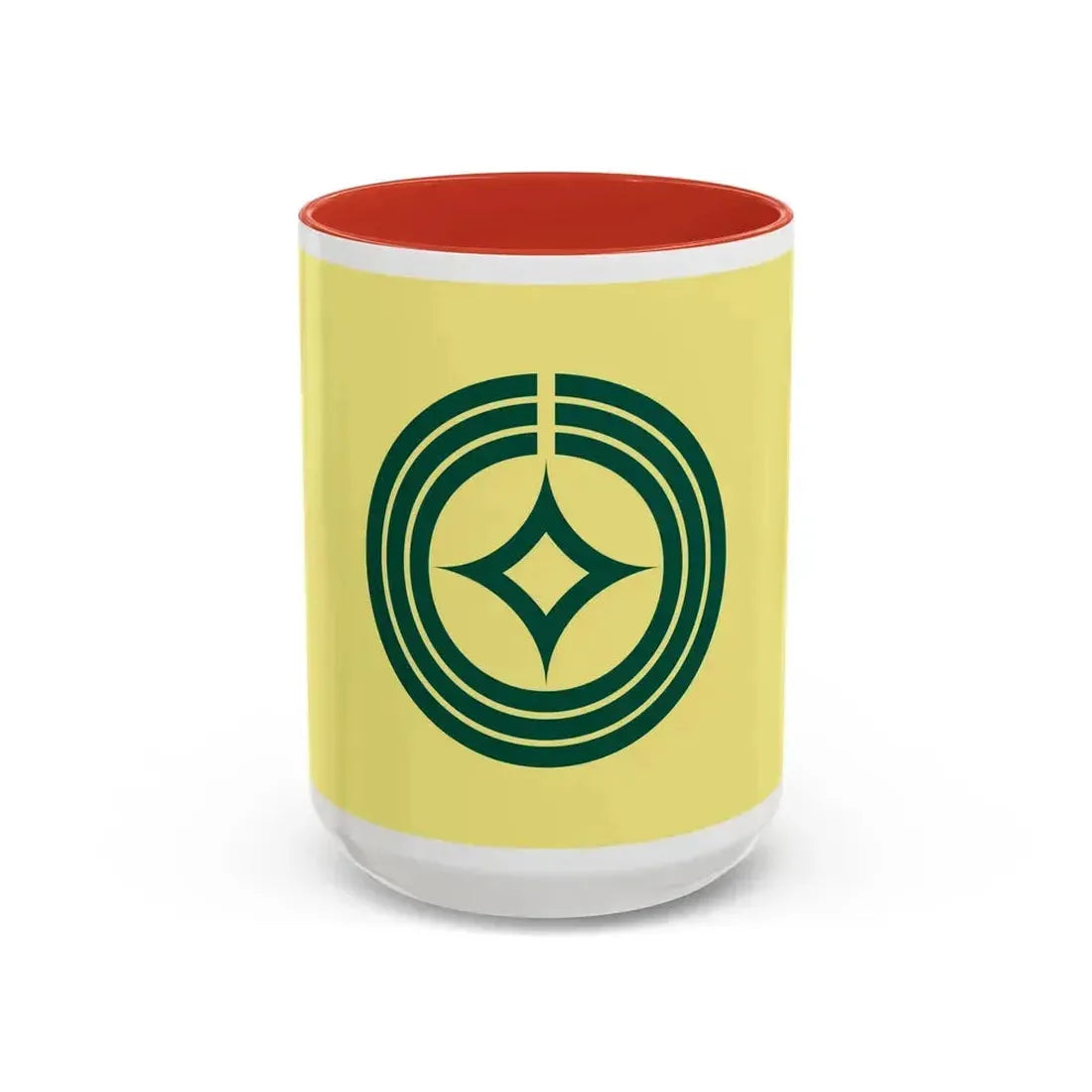 Flag of Kawaguchi Saitama Japan - Accent Coffee Mug 15oz Red - Go Mug Yourself