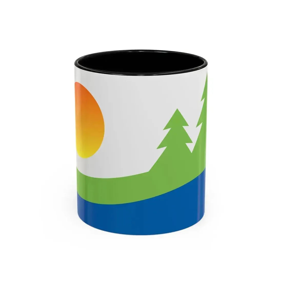 Flag of Kawartha Lakes Canada - Accent Coffee Mug 11oz Black - Go Mug Yourself