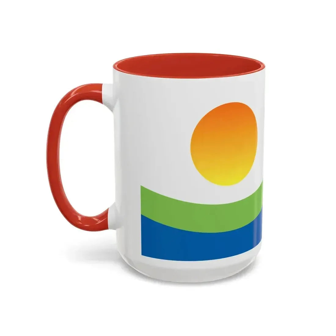 Flag of Kawartha Lakes Canada - Accent Coffee Mug - Go Mug Yourself