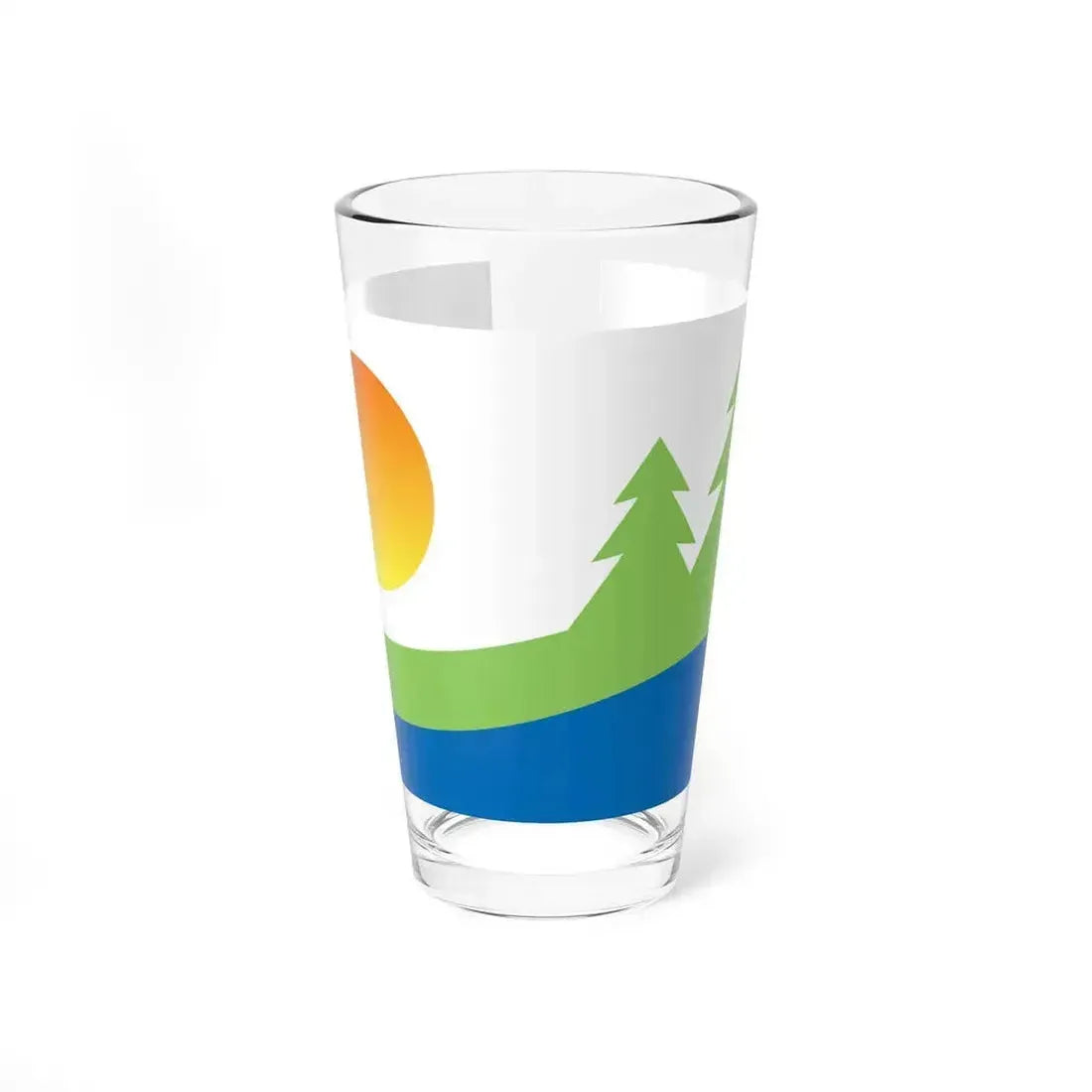 Flag of Kawartha Lakes Canada - Pint Glass 16oz 16oz - Go Mug Yourself