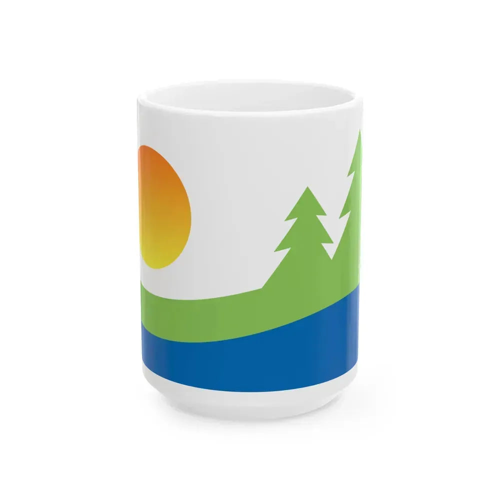 Flag of Kawartha Lakes Canada - White Coffee Mug 15oz - Go Mug Yourself