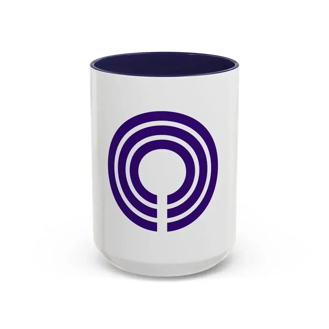 Flag of Kawasaki Kanagawa Japan - Accent Coffee Mug 15oz Navy - Go Mug Yourself