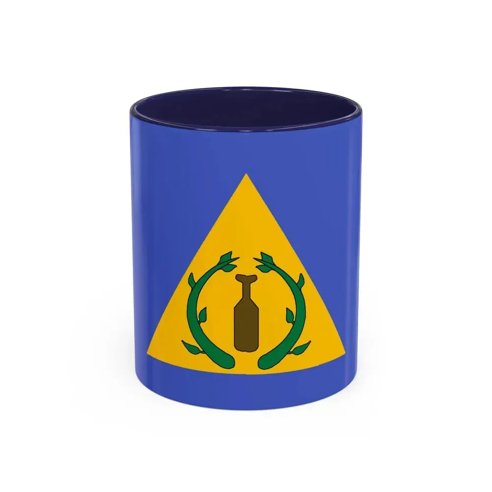 Flag of Kayangel Palau - Accent Coffee Mug 11oz Navy - Go Mug Yourself