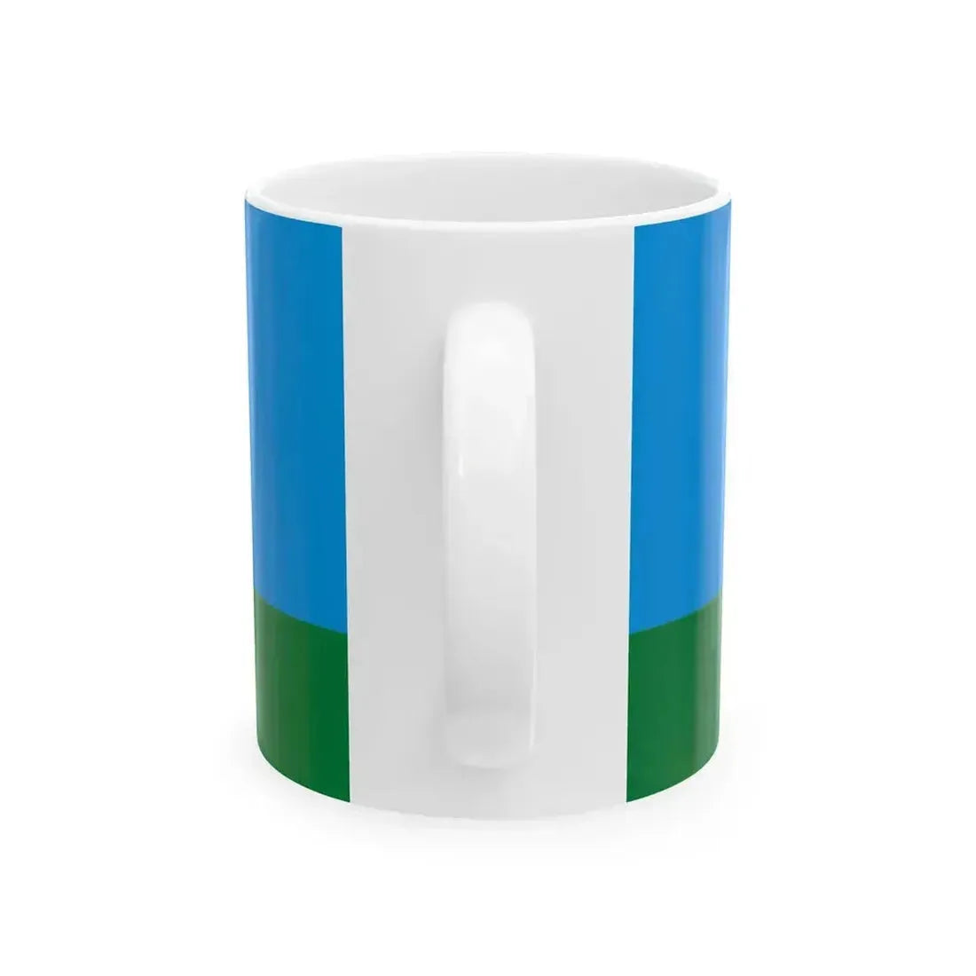 Flag of Kazakhstan Airborne Troops (Kazakhstan) White Coffee Mug - Go Mug Yourself