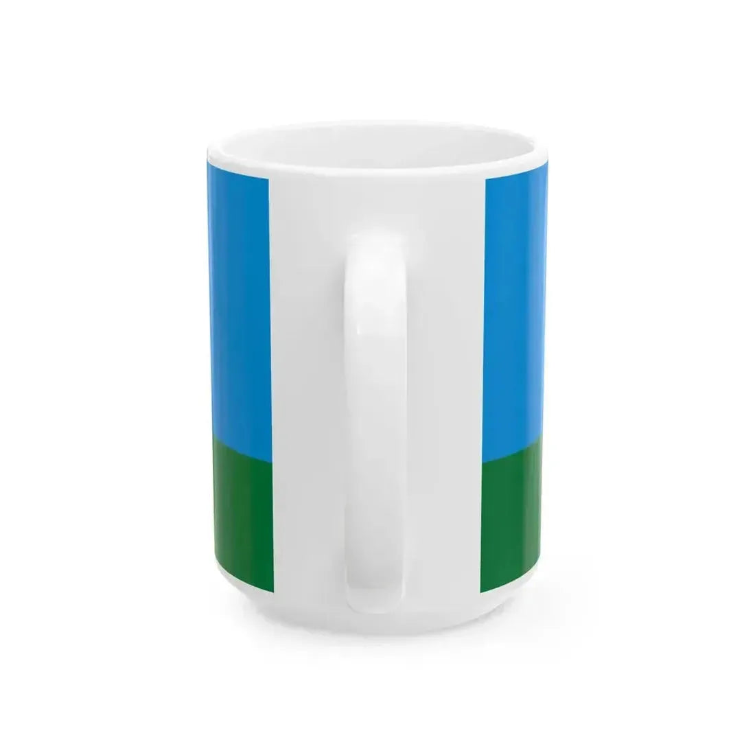 Flag of Kazakhstan Airborne Troops (Kazakhstan) White Coffee Mug - Go Mug Yourself