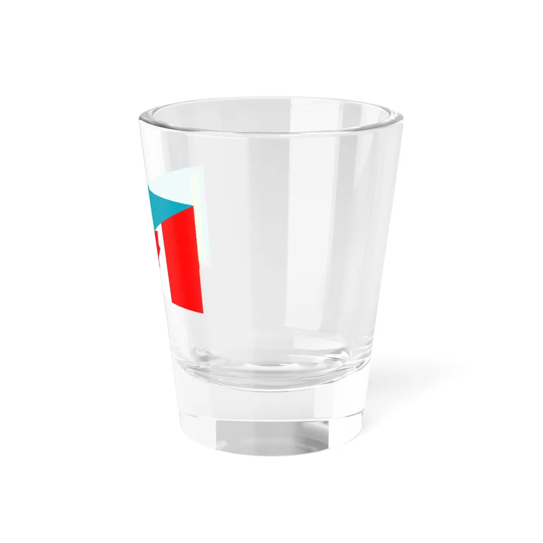 Flag of Kazakhstan and Canada (Canada) Shot Glass 1.5oz - Go Mug Yourself