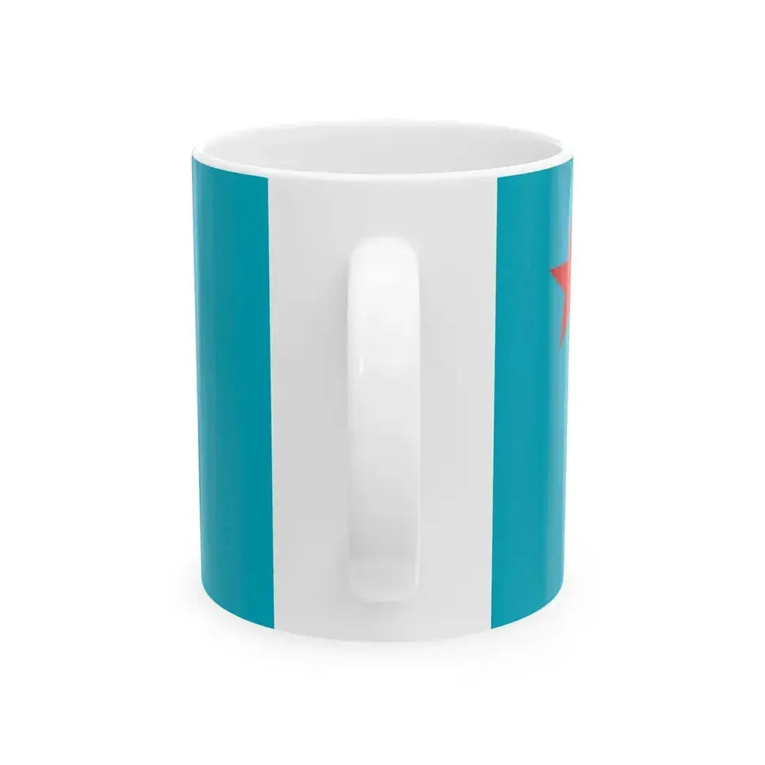 Flag of Kazakhstan Army (Kazakhstan) White Coffee Mug - Go Mug Yourself