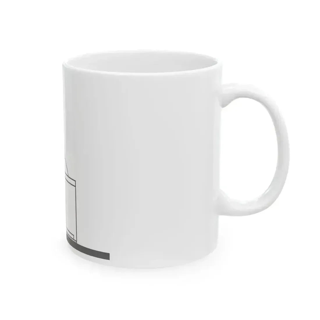 Flag of kazakhstan at half-staff (Kazakhstan) White Coffee Mug - Go Mug Yourself