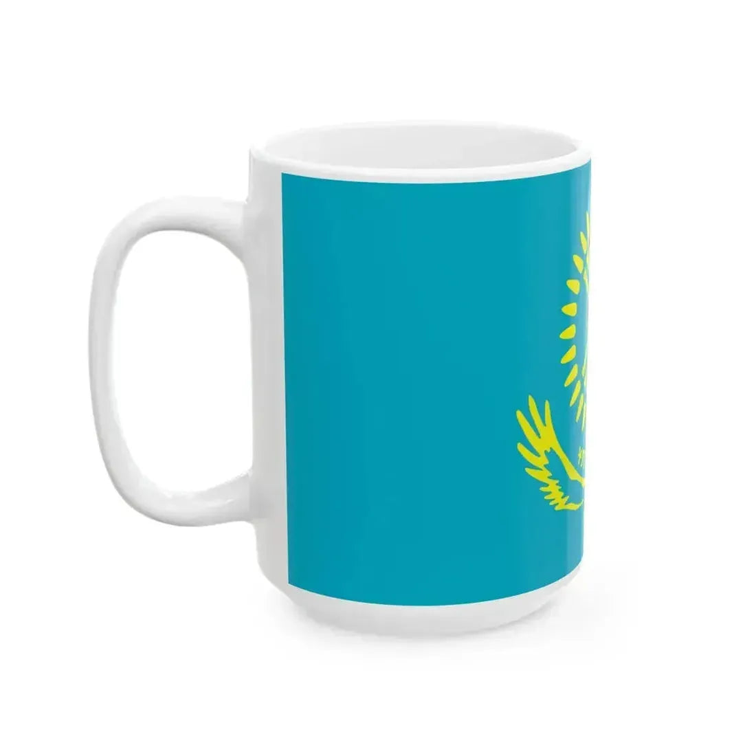 Flag of Kazakhstan National Guard (Kazakhstan) White Coffee Mug - Go Mug Yourself