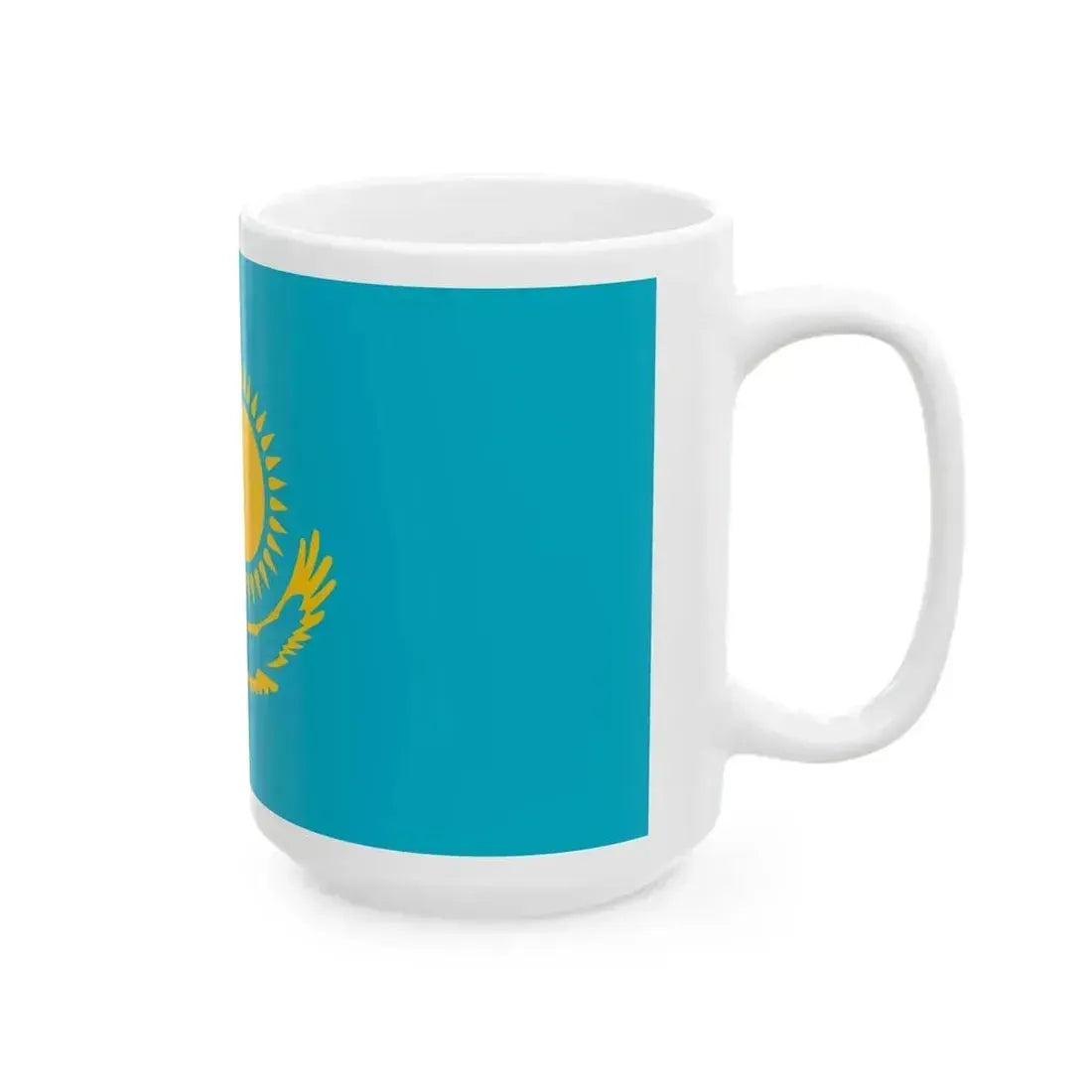 Flag of Kazakstan Republican Guard (Kazakhstan) White Coffee Mug - Go Mug Yourself