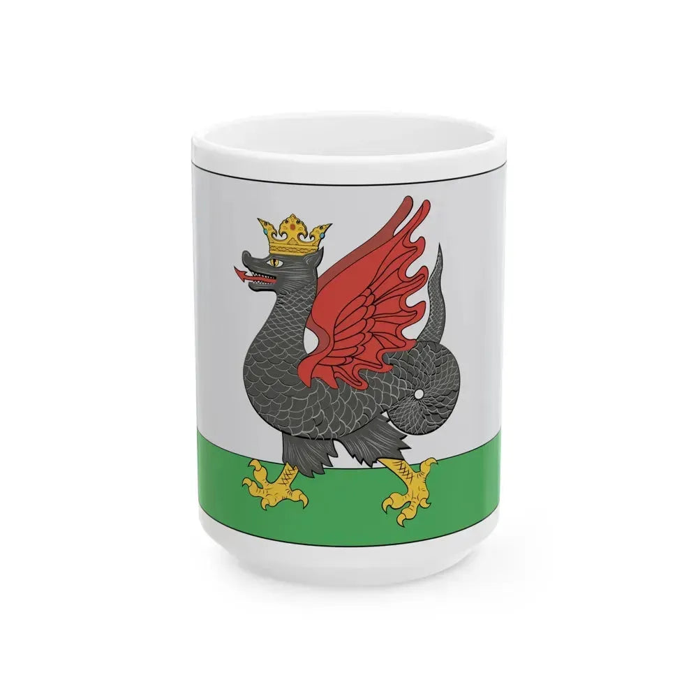 Flag of Kazan Russia - White Coffee Mug 15oz - Go Mug Yourself