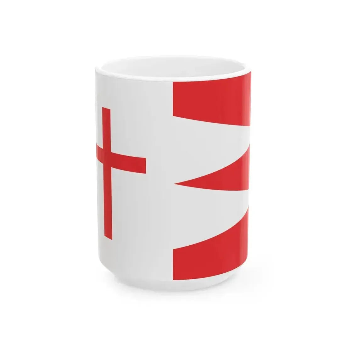 Flag of Kazbegi Municipality (Georgia) White Coffee Mug 15oz - Go Mug Yourself