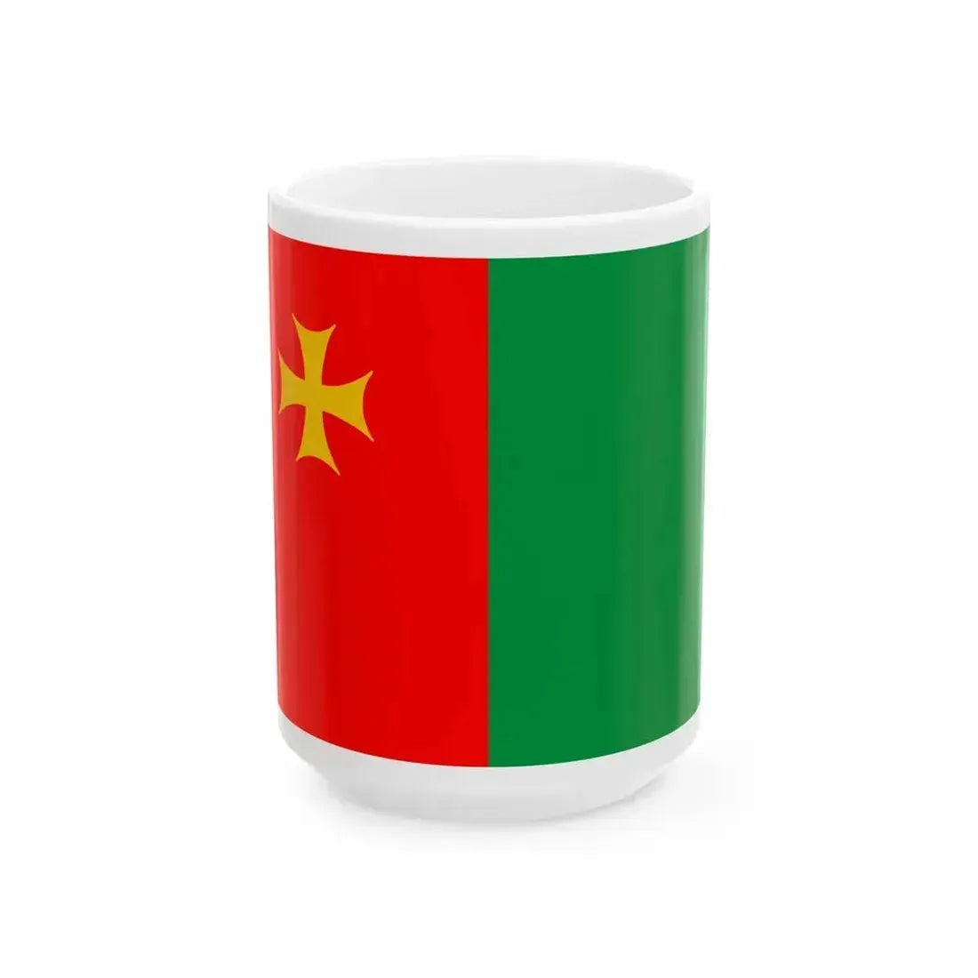Flag of Keda Municipality (Georgia) White Coffee Mug 15oz - Go Mug Yourself