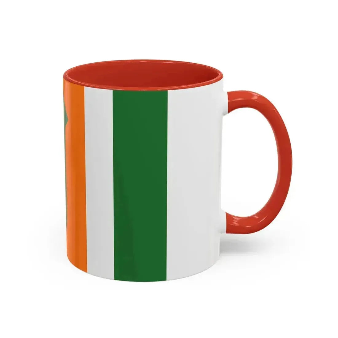 Flag of Kefar Saba Israel - Accent Coffee Mug - Go Mug Yourself
