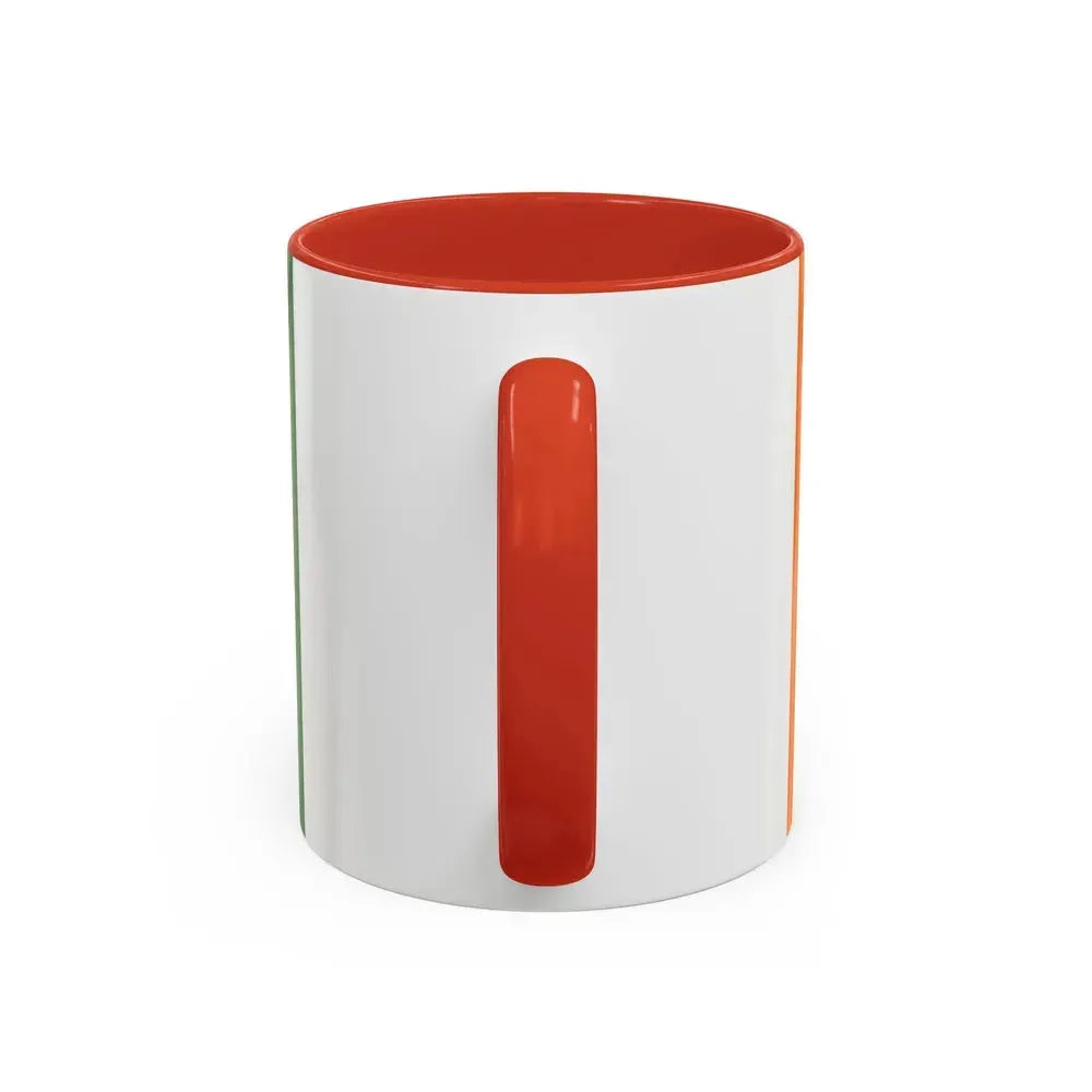 Flag of Kefar Saba Israel - Accent Coffee Mug - Go Mug Yourself